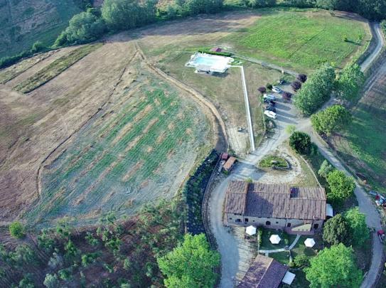 Masso Alle Rose Di Santarsiero Serena Montaione Buitenkant foto
